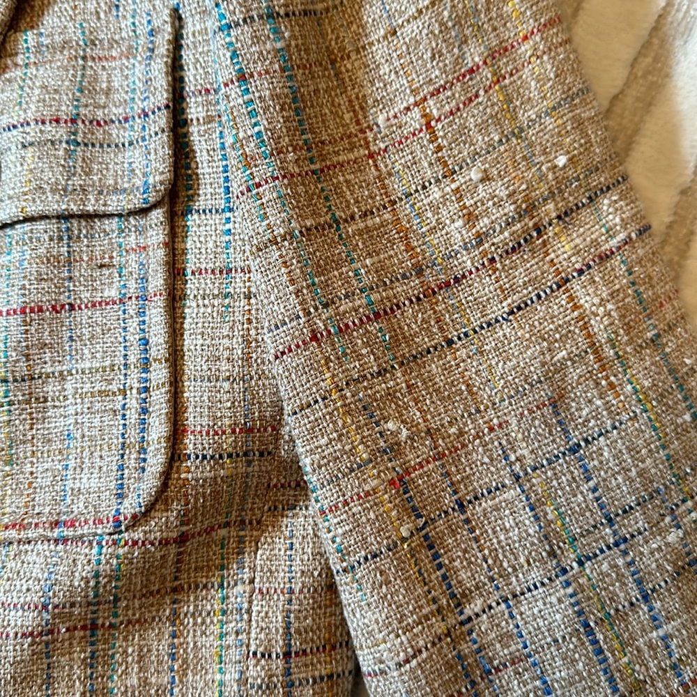 Neiman Marcus Silk Tweed Blazer - Picture 10 of 13